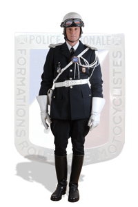 Motocycliste CRS